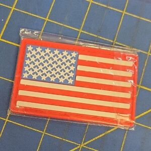 American Flag 3" x 2" Patch